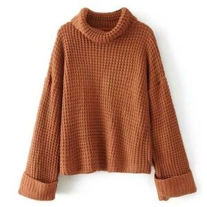 Goodnight Maccaroon Cowl Neck Knit Sweater